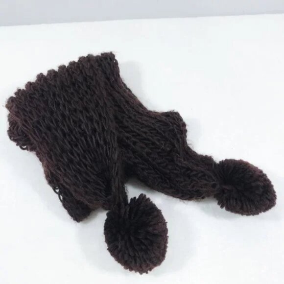 Luxury Divas Brown Winter Scarf - Picture 4 of 5